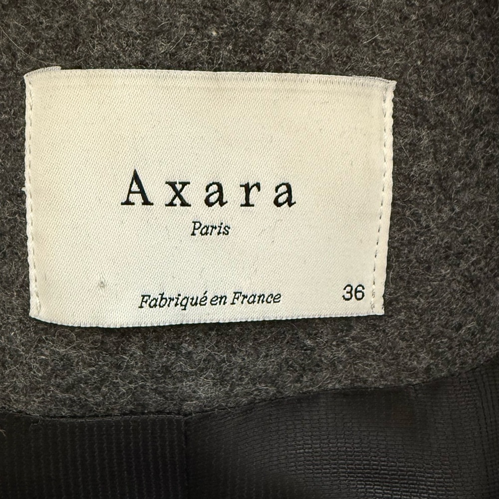 Axara Paris Asymmetrical Wool Coat – Made in France – Size 36 (US S) - Picture 6 of 9